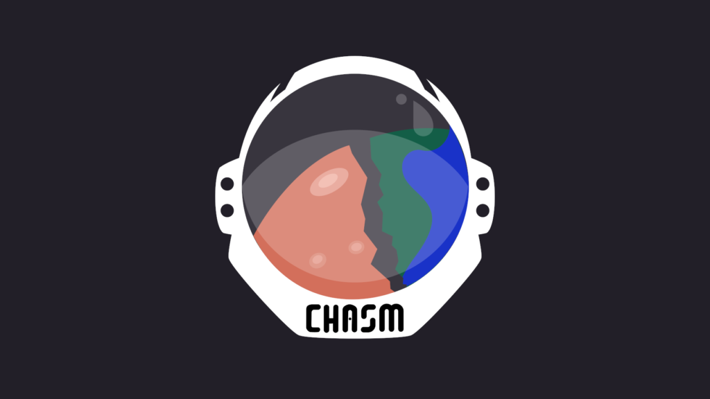 CHASM Logo Wide Black